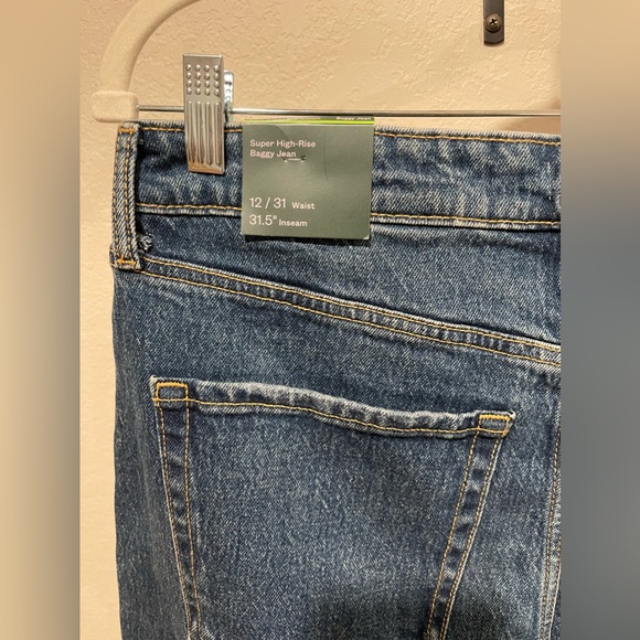 NWT Wild Fable Women’s Super High Rise Baggy Jeans - Picture 6 of 14